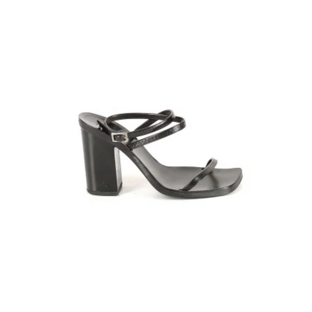 Strappy Gucci block heels size 8.5